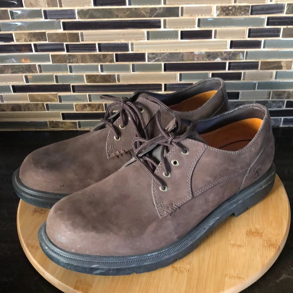 Timberland waterproof Montgomery PTO suede brown shoes‎ men's size 10.5